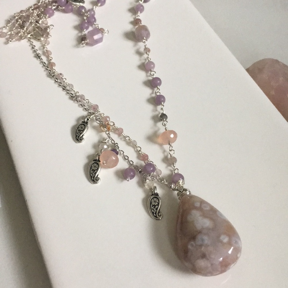 Cherry blossom agate set